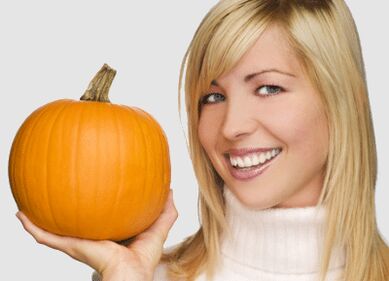Zucca per il ringiovanimento della pelle del viso